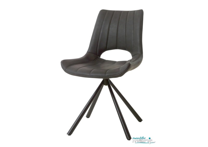 chaise 2001 noire vintage