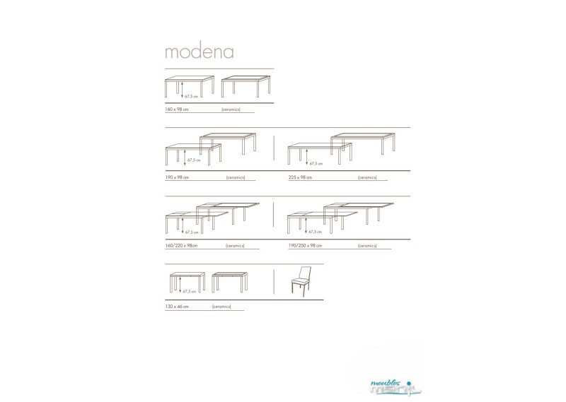 Salle à manger Modena