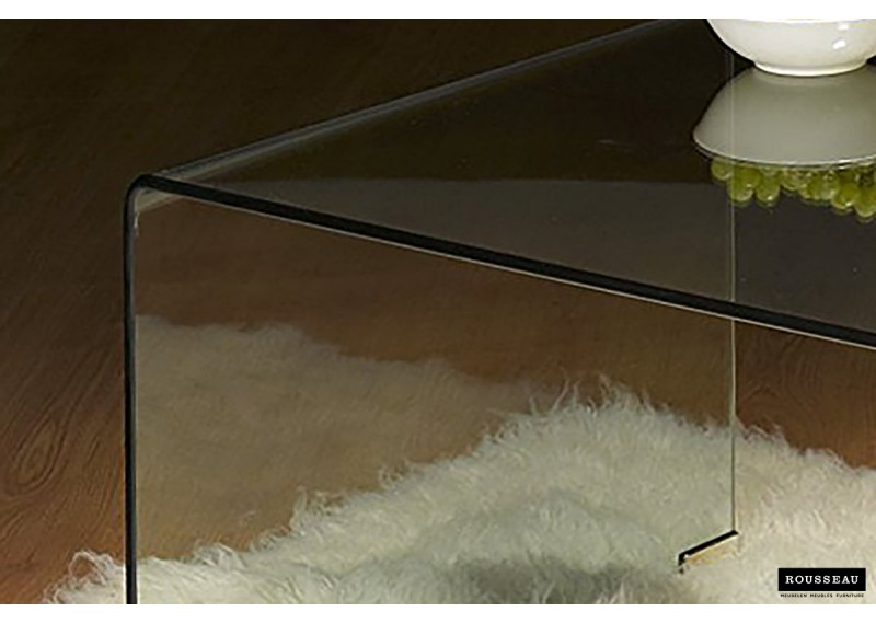Table basse en verre Axel