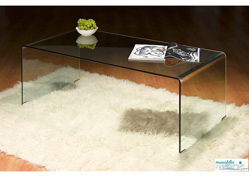 Table basse en verre Axel