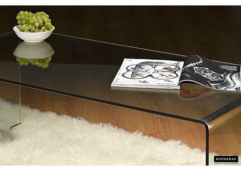 Table basse en verre Axel