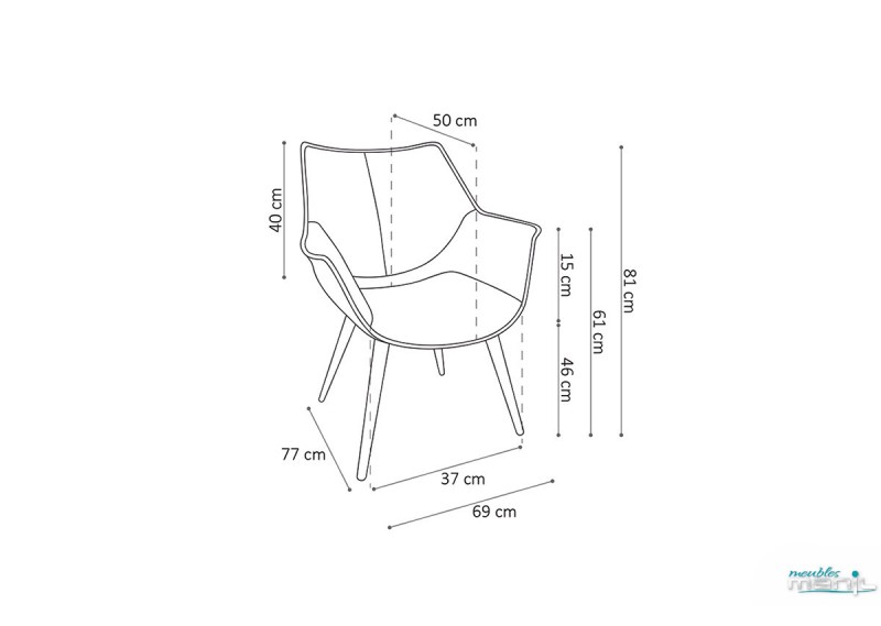 Chaise Milan 9609R