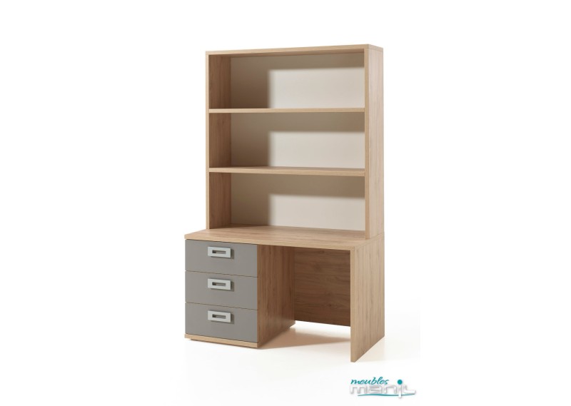Bureau avec étagères Jules