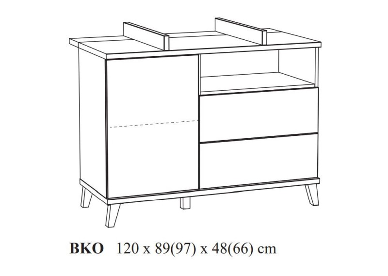 Commode bébé Pauline