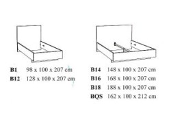 Chambre à coucher Helga