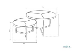 Table basse Laveu I
