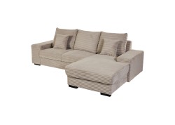 Canapé d'angle Côtelé