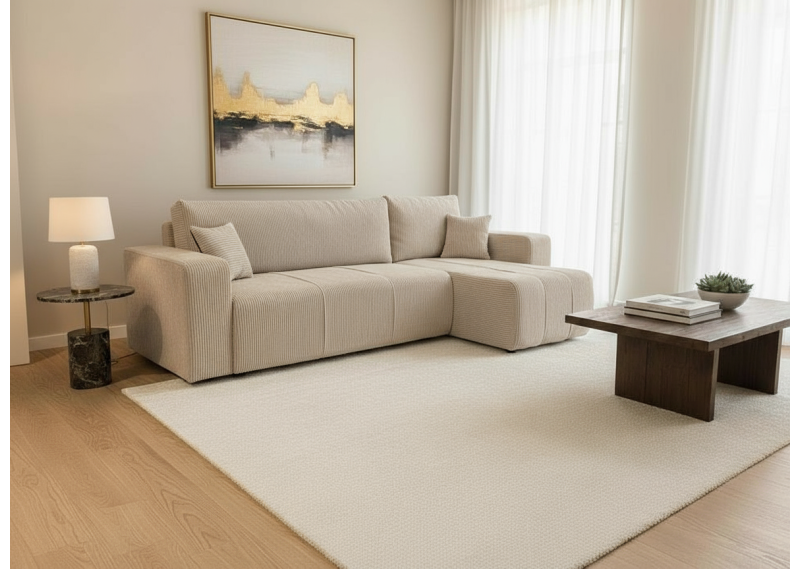 Canapé d'angle convertible Ajaccio