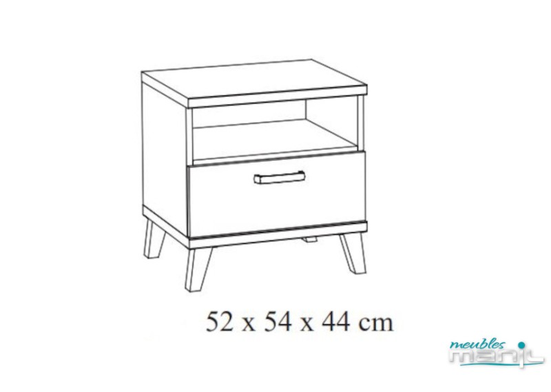 copy of Chevet Evy Blanc